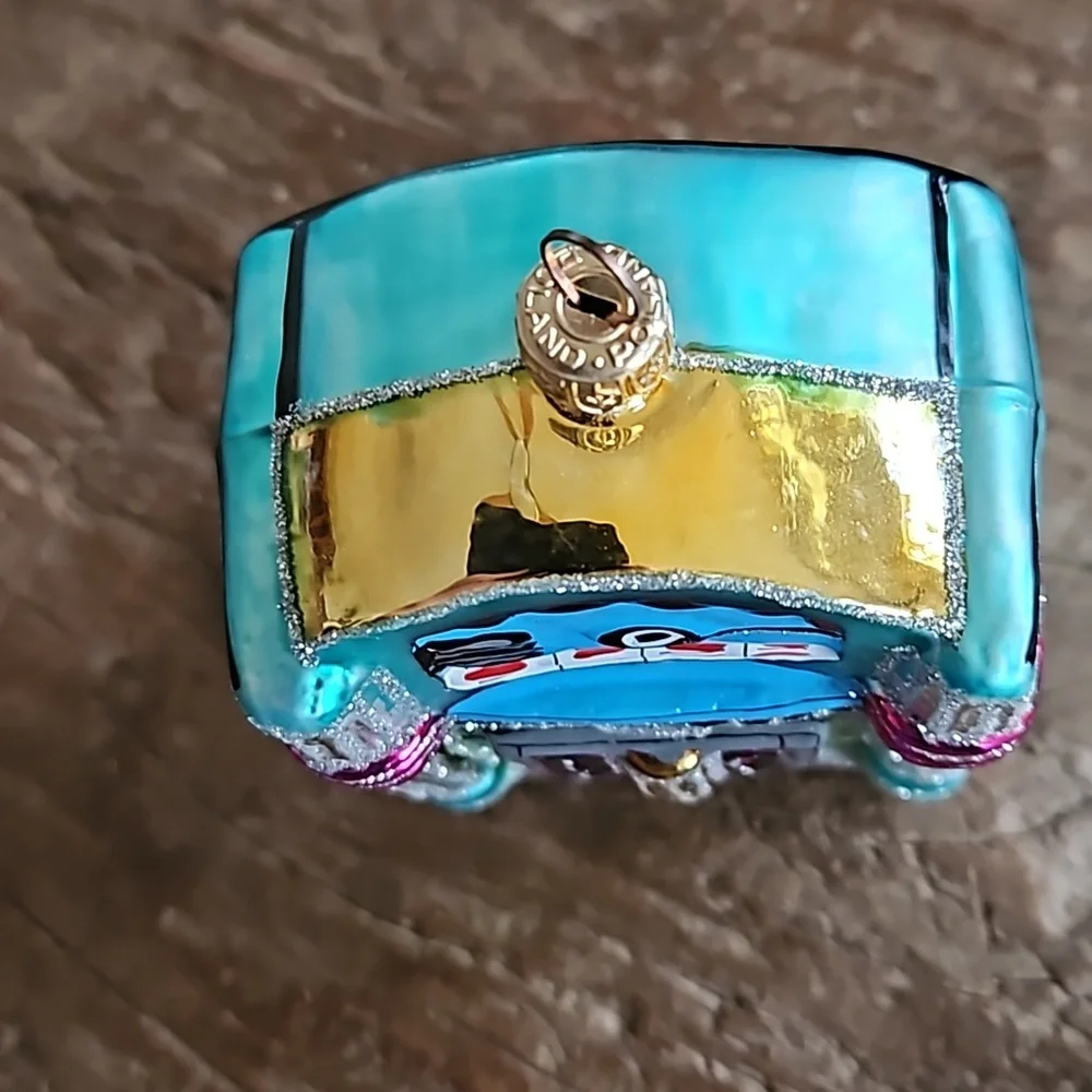 Glass Ornament Juke Box Holiday or Christmas Collectible